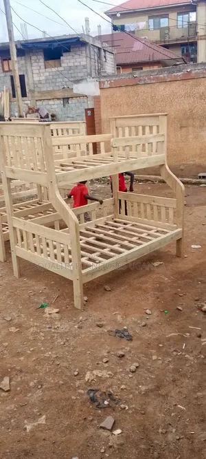 Twin Double Varnished Bed Decker