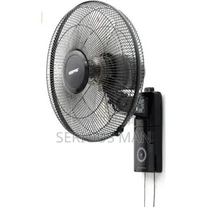 Geepas Wall Fan With Remote Control SF-8007WR16 Inch _ Blac