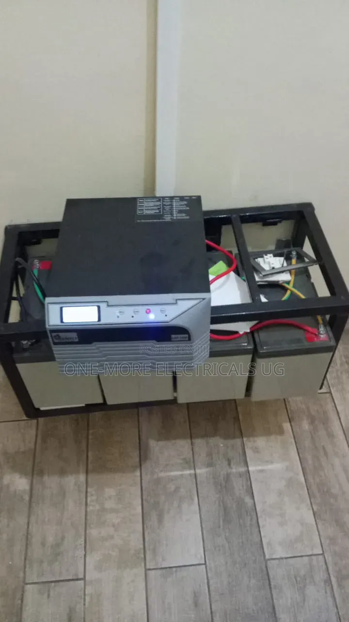 Complete Solar System 100ah24v(4pcs) Inverter 1600kva 24v