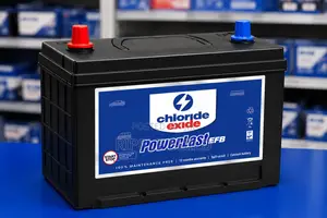 70Ah Chloride Exide PowerLast NS70MF EFB 520CCA Battery
