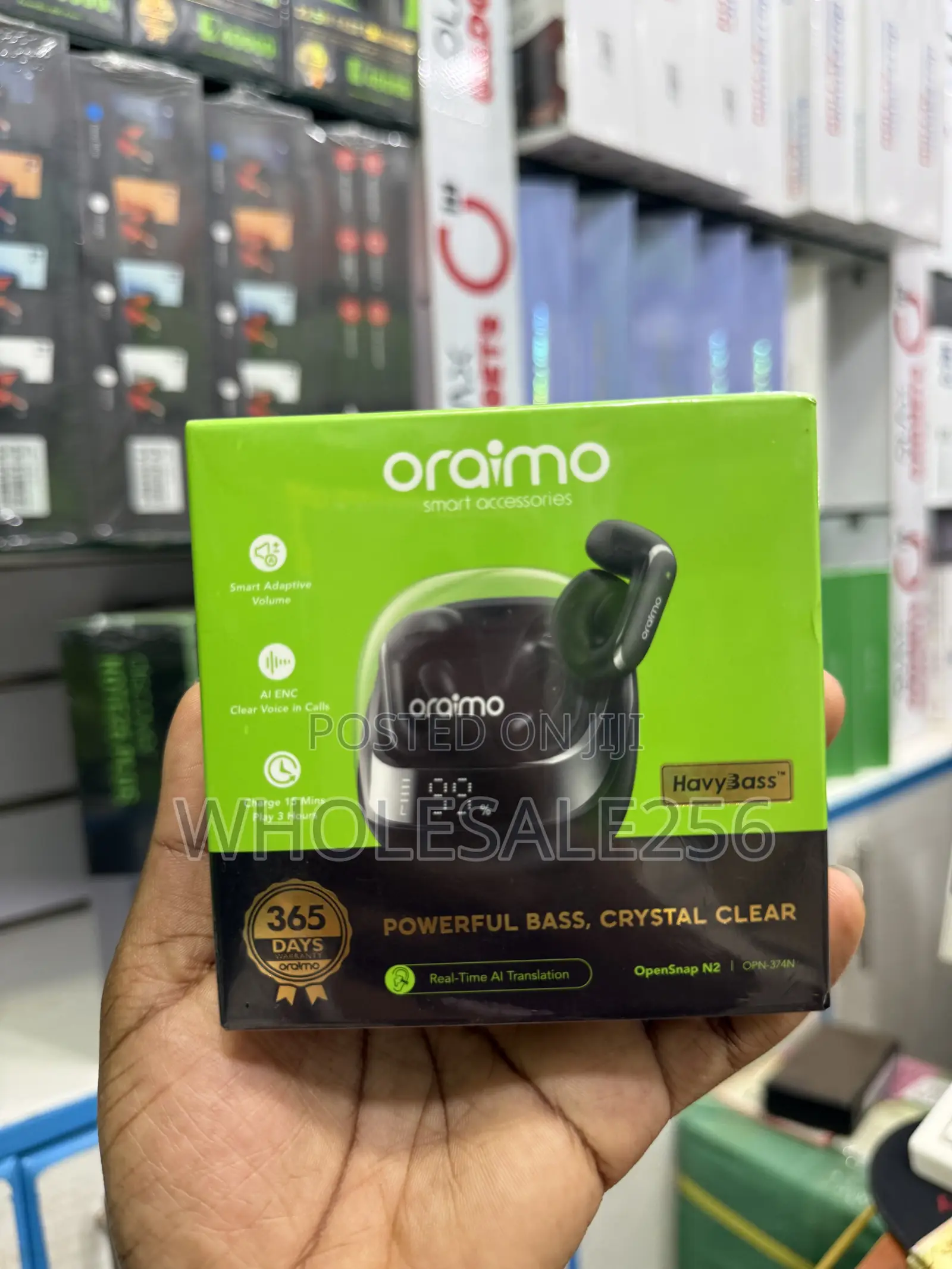 Oraimo Open Snap N2 EarPods With Powerful Bass, Crystal Clear