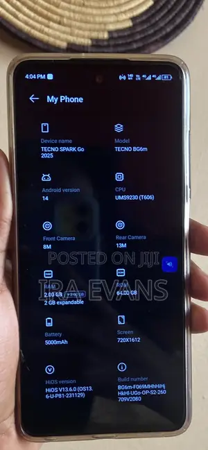 Tecno Spark Go 2023 64 GB Black