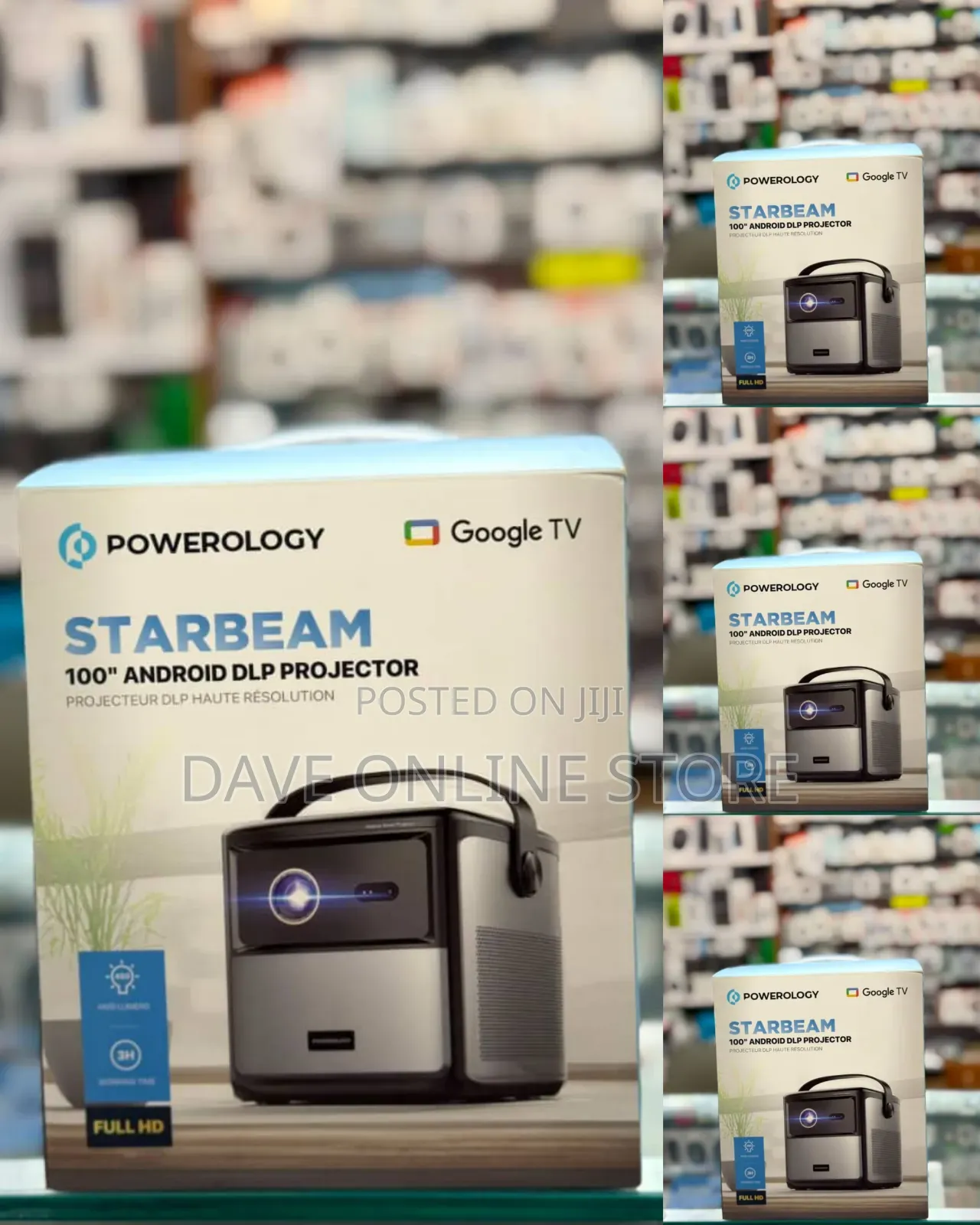 Powerology Starbeam 100" Android DLP Projector