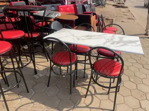 Dinning Table 4 Sits Grey and White