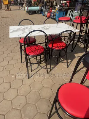 Dinning Table 4 Sits Grey and White