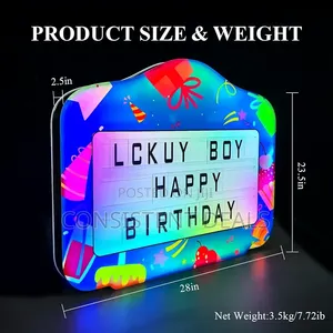LED Bottle Service Sign - Acrylic VIP Club Light