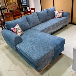 Blue L Sofa Set - Senana Hypermarket Building
