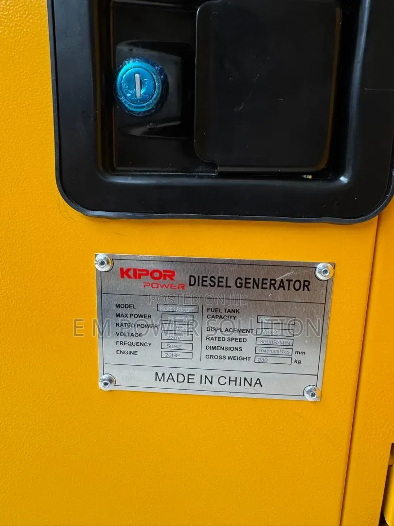 Kipor Silent Diesel Generator