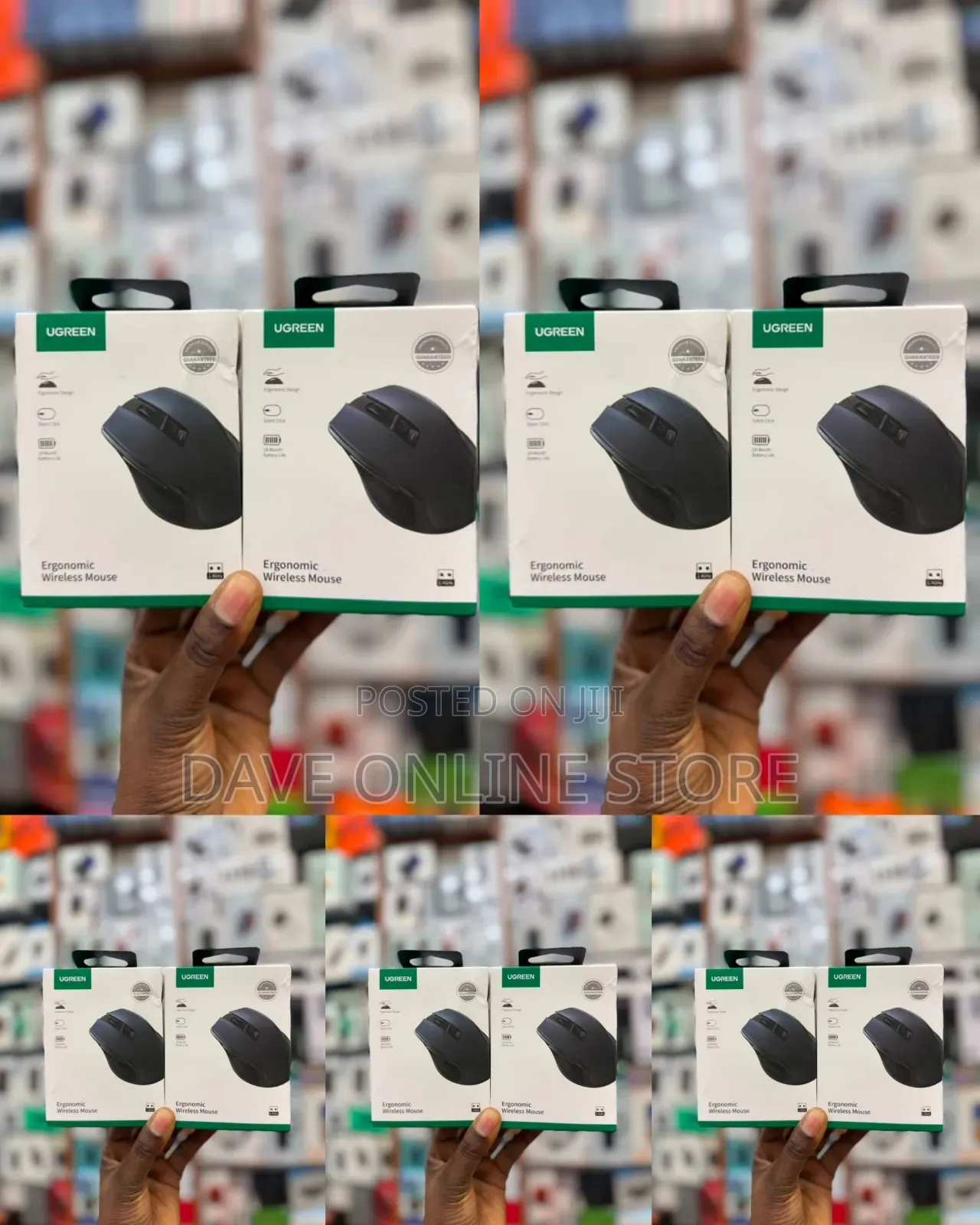 UGREEN Ergonomic Wireless Mouse (Model MU006)