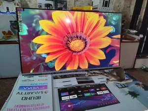 GEEPARS 55 Smart UHD Digital Flat Screen Flameless