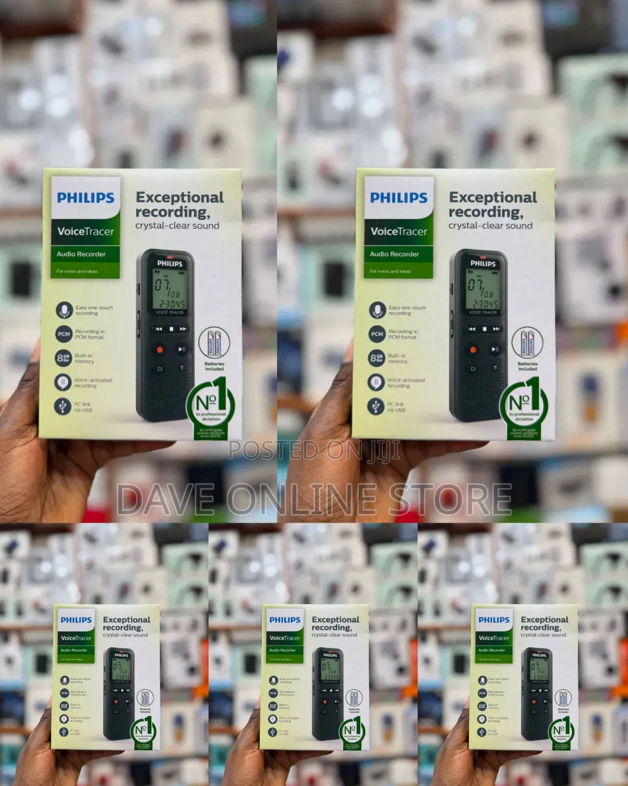 Philips VoiceTracer DVT1160 Digital Audio Recorder.