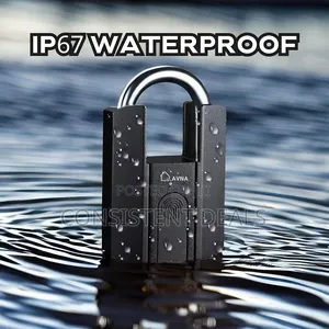 Heavy Duty Smart Padlock With 3 Way Access Fingerprint