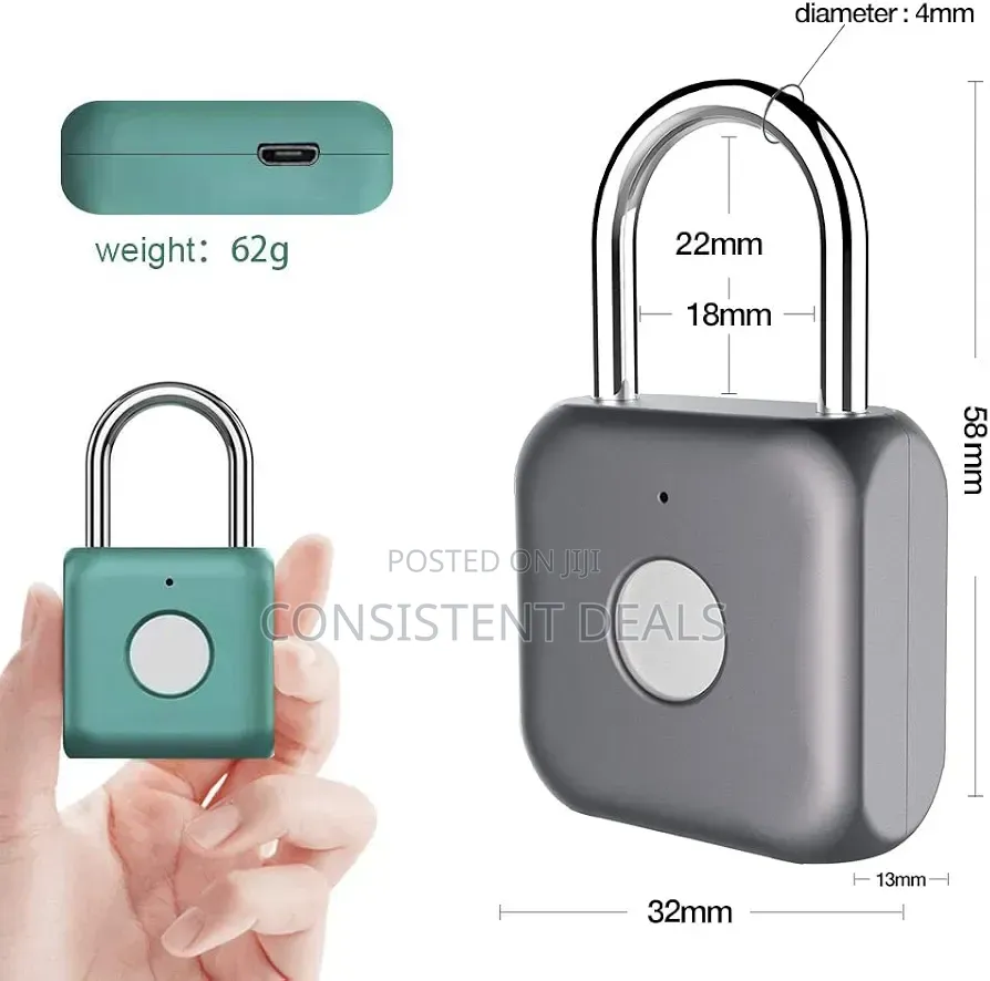 Smart Fingerprint Padlock
