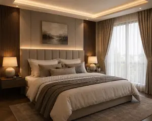 Soft Curtains Layered Bedding Styling
