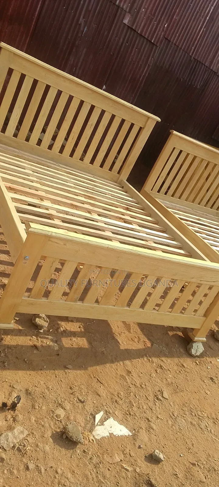 5 by 6 Strong Wooden Musambya Bed