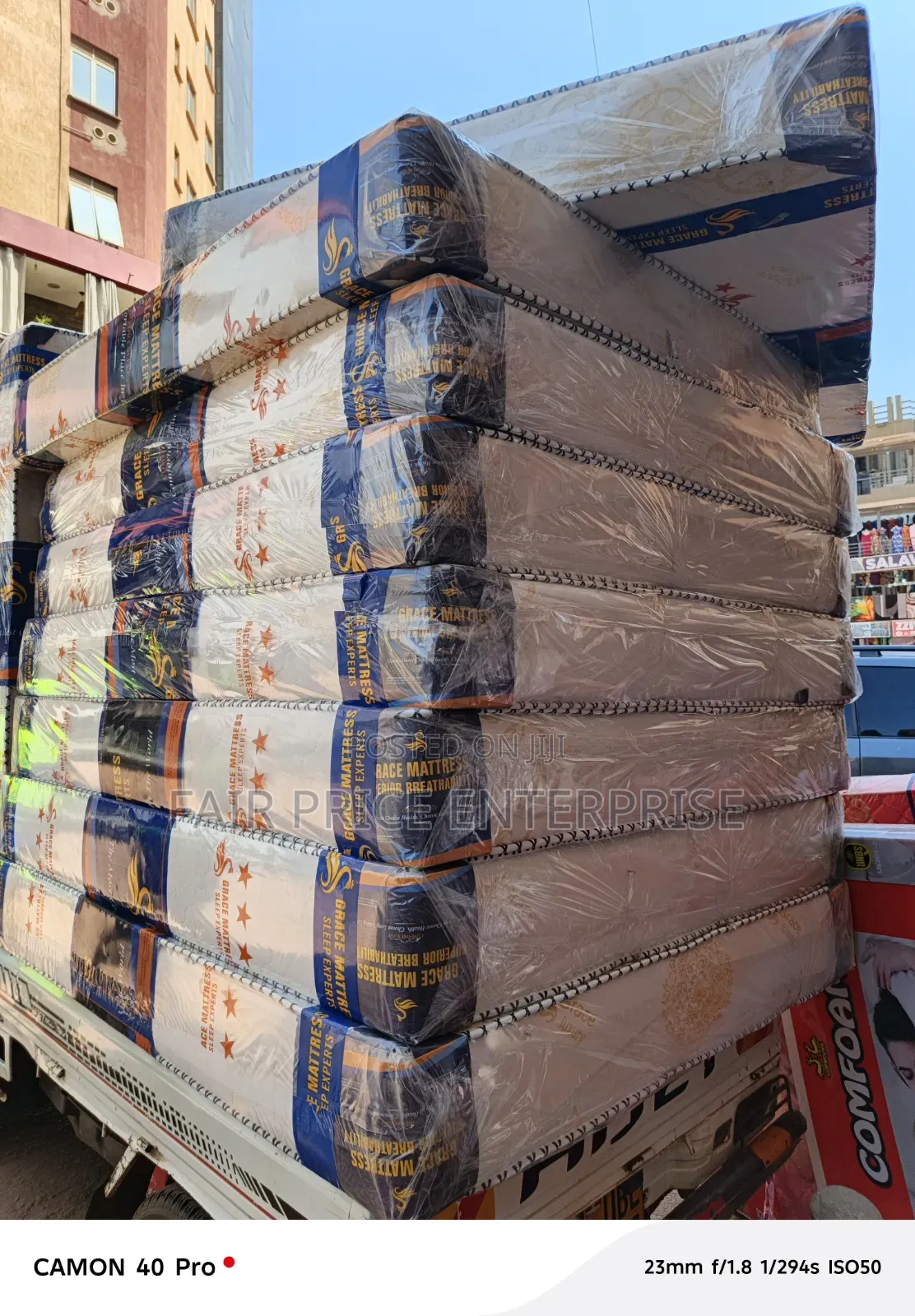 5x6 by 6inches. Fiber Mattress High Density. Grace Foam Mattresses