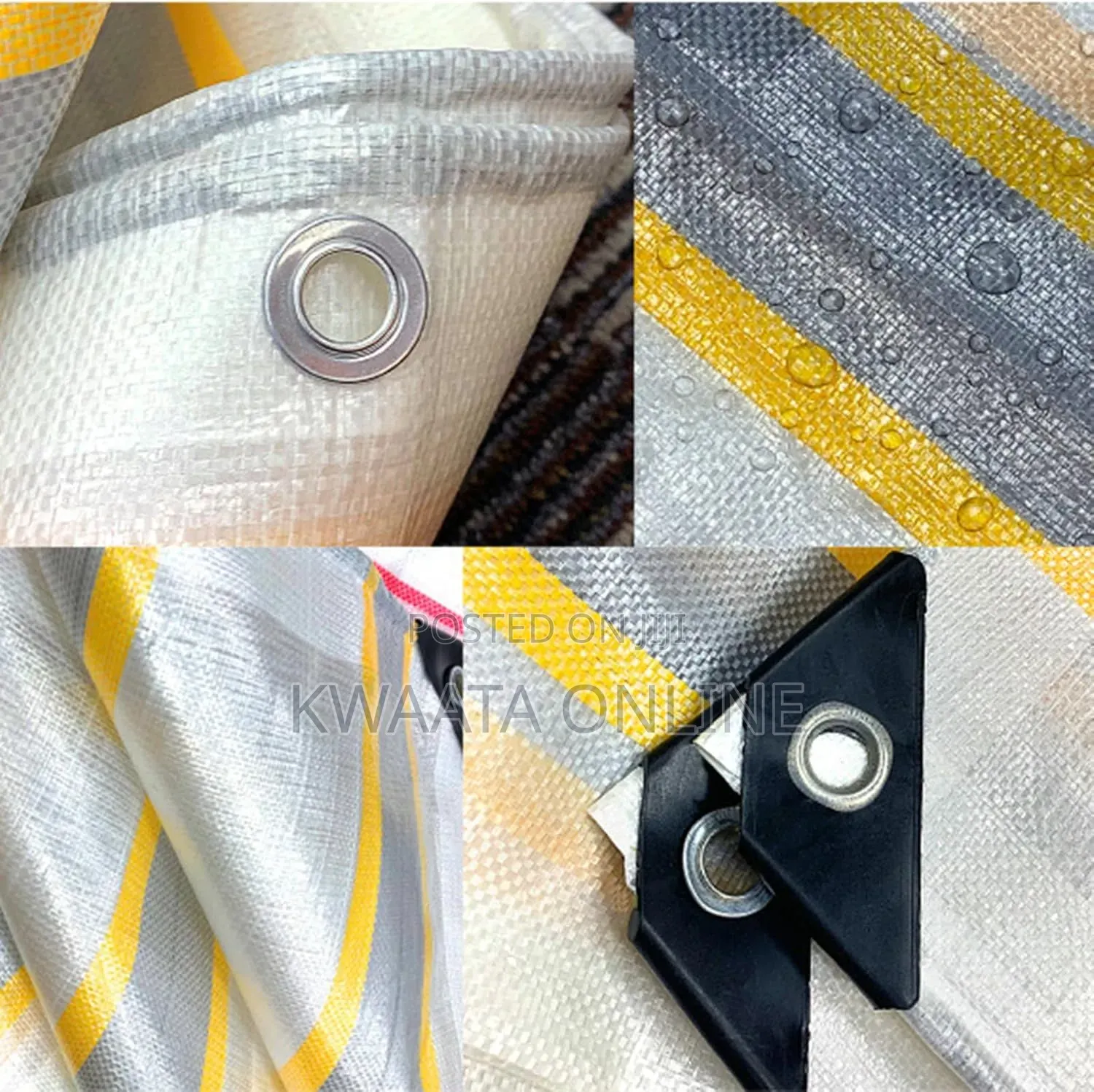 Zebra Print Waterproof Tarpaulin Tarp Sheet (4mx6m)
