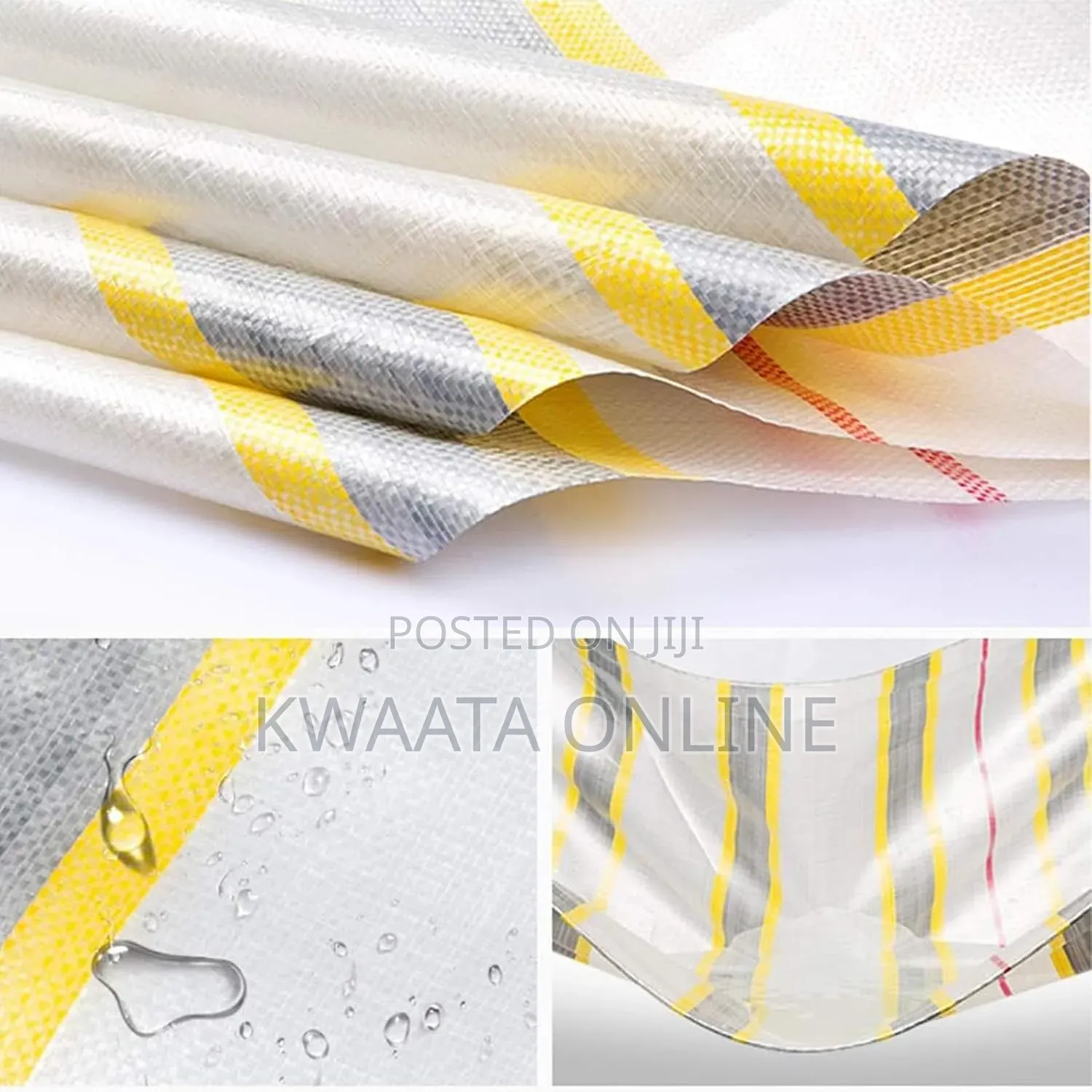 Zebra Print Waterproof Tarpaulin Tarp Sheet (4mx6m)