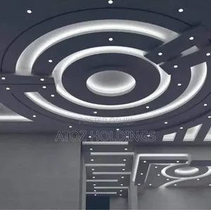 Rustic Gypsum Ceiling Design Customization Services