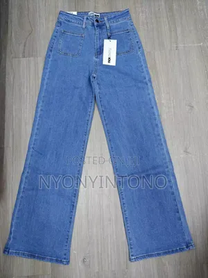 Wide Leg High Quality Jeans