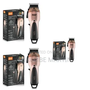 RAF Professional Cordless Hair Clipper and Trimmer Set With Digital