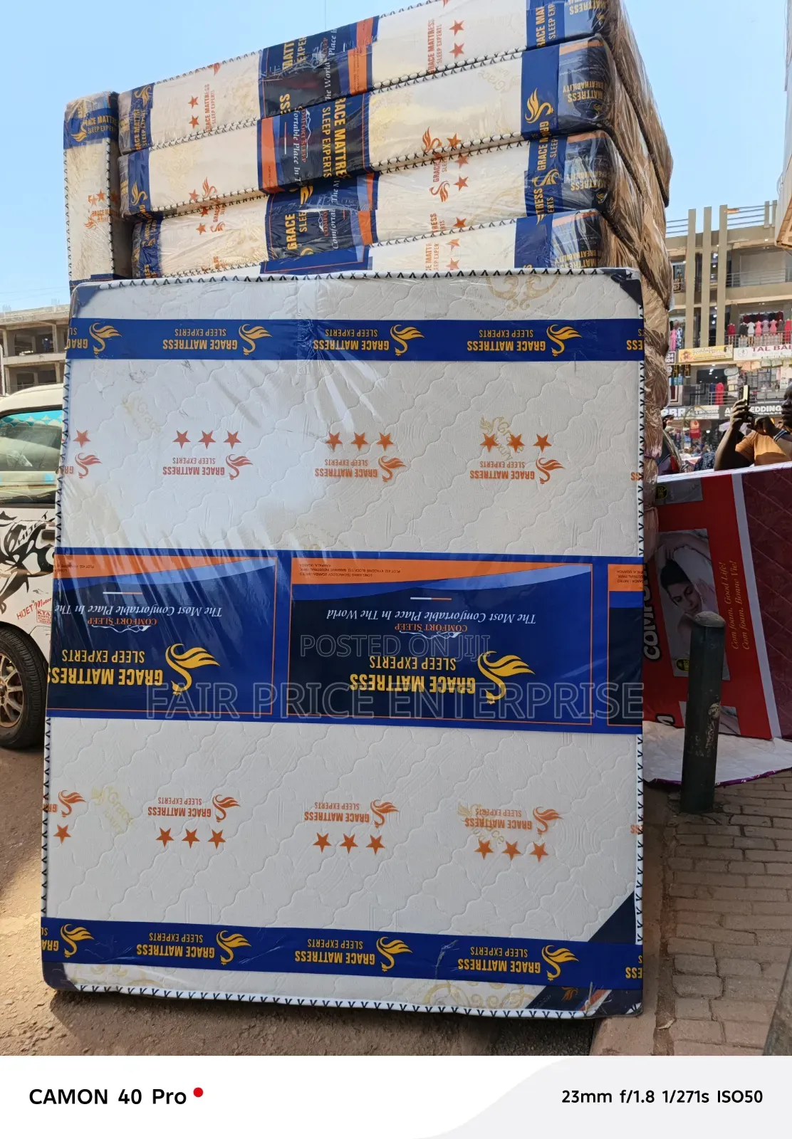Grace Foam Mattress 5x6 by 6inche / Fiber Mattress High Density