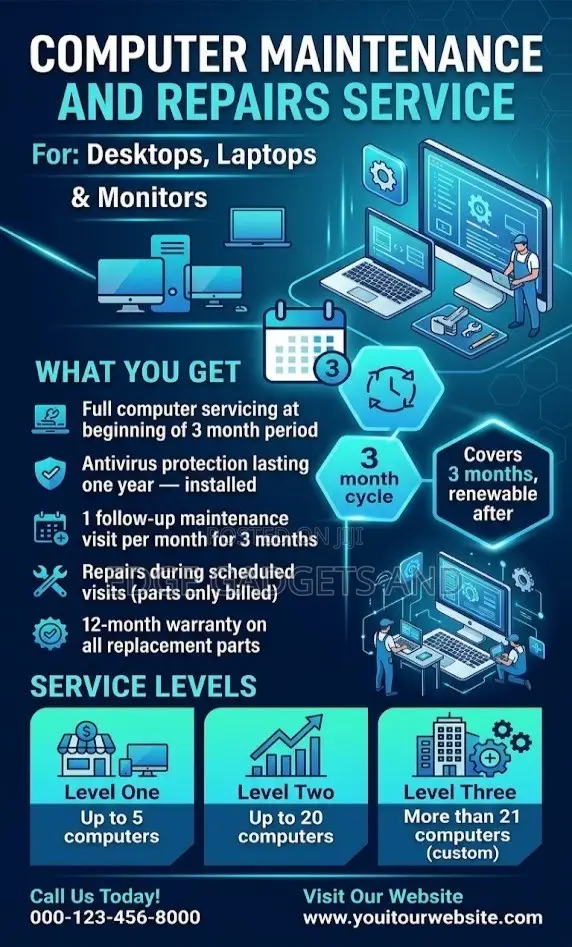 Computer Repairs and Maintenance Service