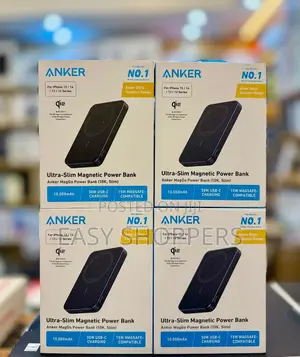 Anker Ultra Slim Mag Go Power Bank 30W, 10,000mah Magnetic Charger