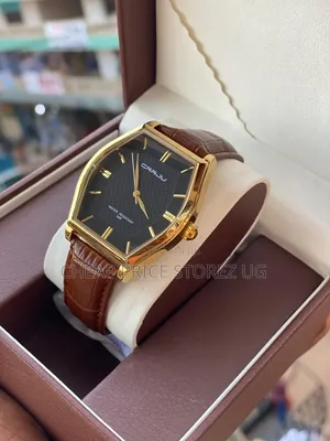 CRRJU Men's Business Watch Japan Quartz Leather Band Waterproof