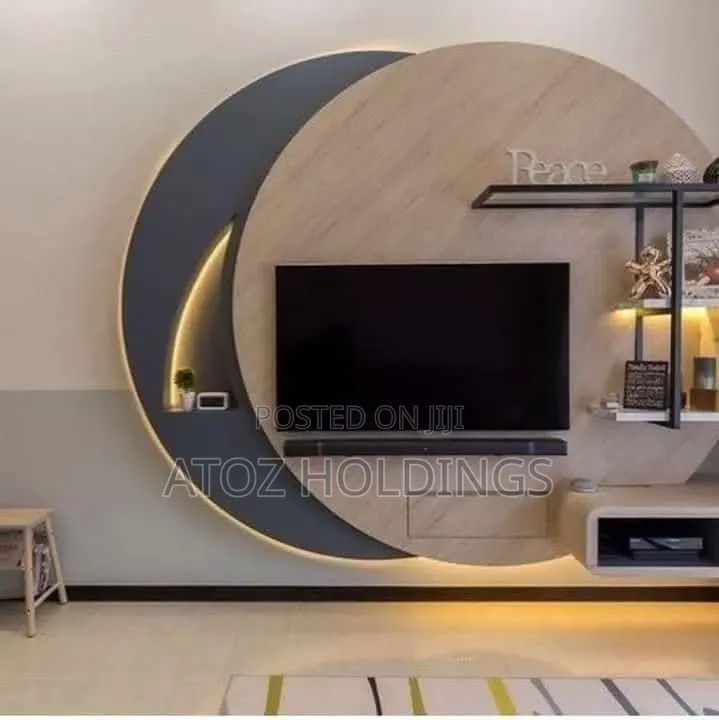 Gypsum Entertainment Wall Units TV Units