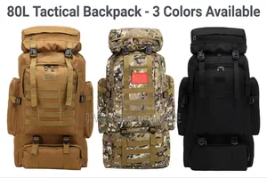 Backpack Rucksack Travel Hiking Camping Tactical Outdoor Bag