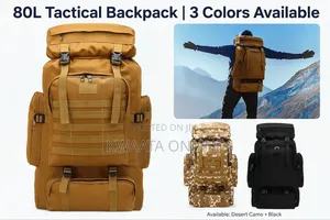 Backpack Rucksack Travel Hiking Camping Tactical Outdoor Bag