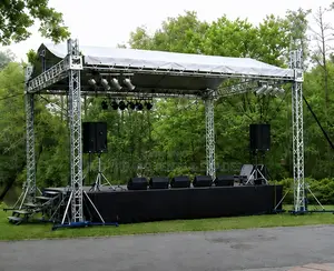 Small Temporary Outdoor Concert Stage