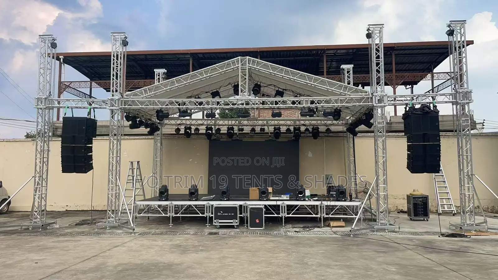 Outdoor Event Production Setup