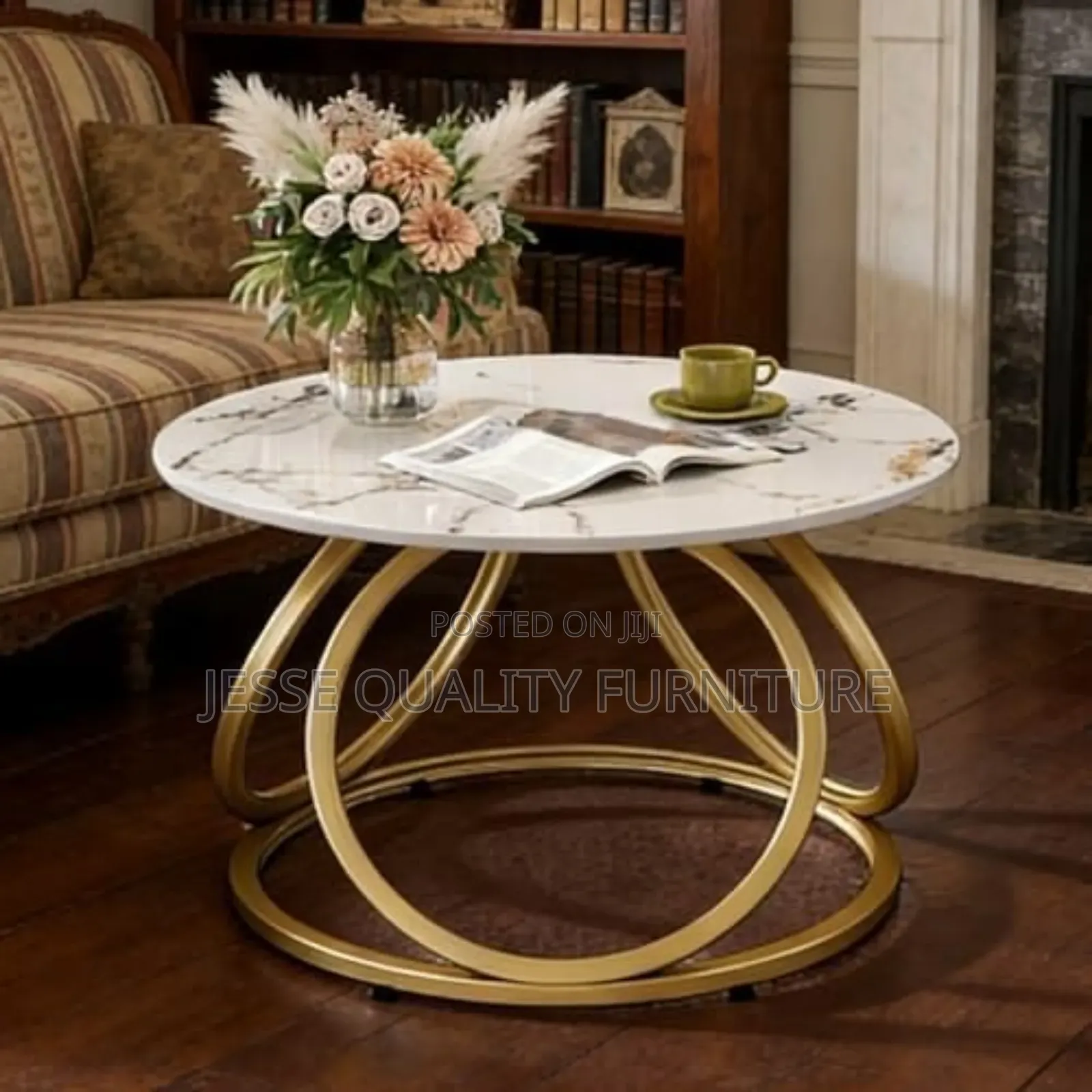 Modern Lavish Metallic Center Table