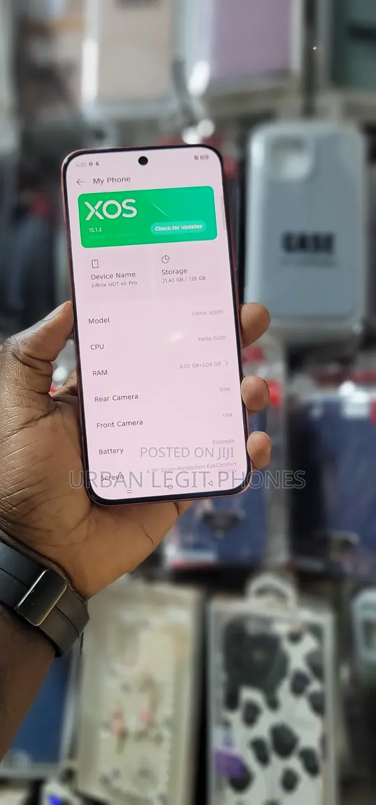 Infinix Hot 60 Pro 256 GB Pink