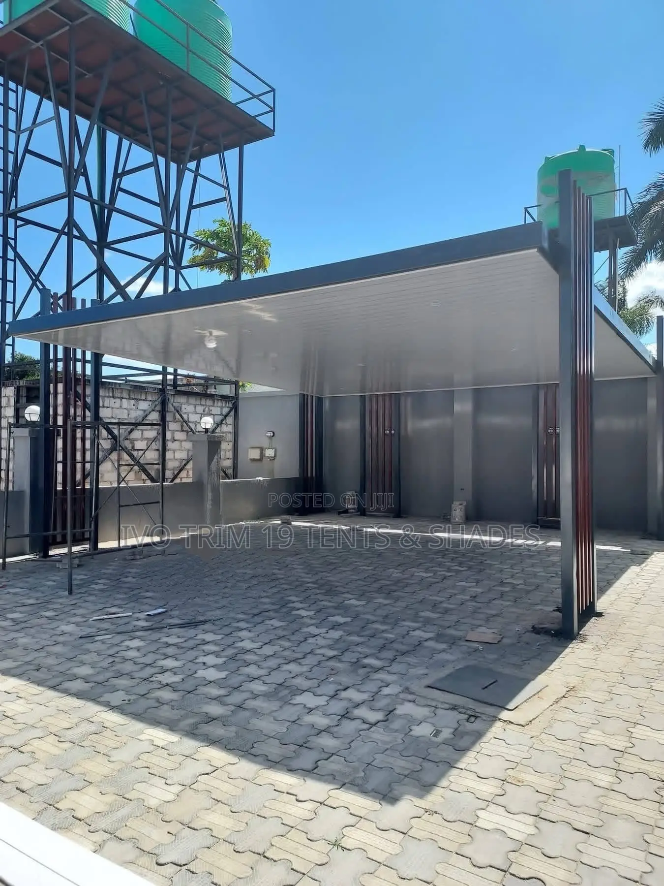 High-Grade, Fully Enclosed Steel Shade/Carport