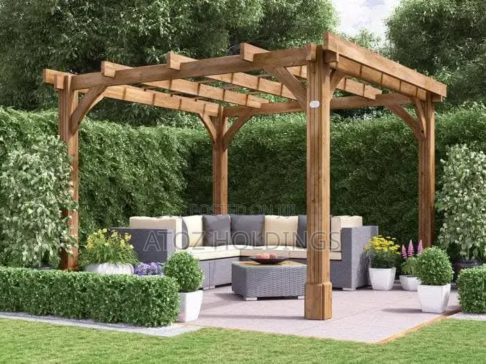 Pergolas/African Open Wooden Pergolas From 385,000/- Per Square Meter