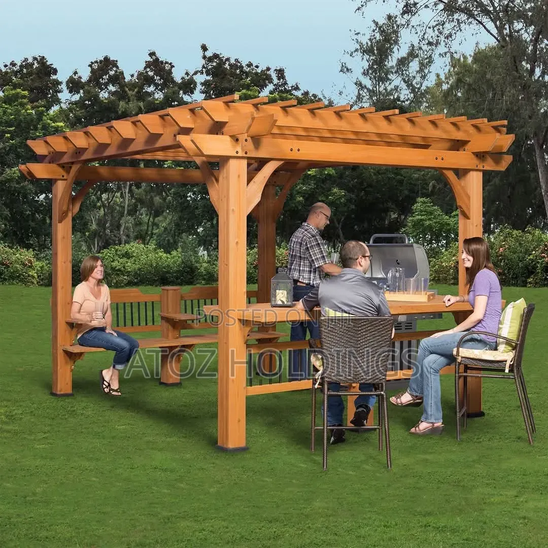 Pergolas/African Open Wooden Pergolas From 385,000/- Per Square Meter