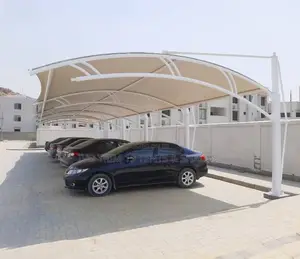 Curved Tension Fabric Carport