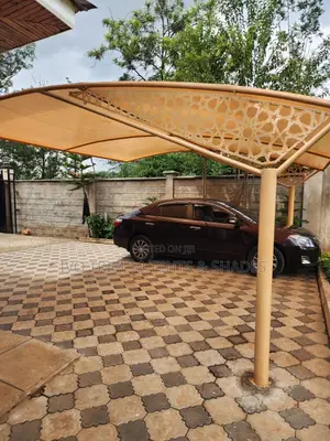 Decorative Curved Fabric Carport