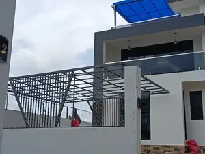 Blue Polycarbonate Carport