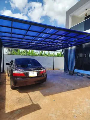 Blue Polycarbonate Carport