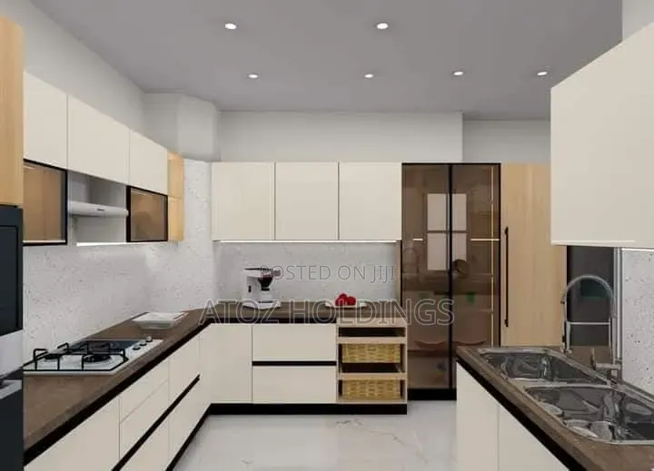 Latest Kitchen Cabinets in Kampala From 1,150,000/- Per Running Meter