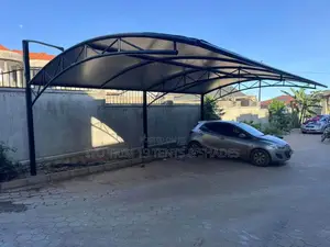 Truss-Frame Arched Parking Canopy