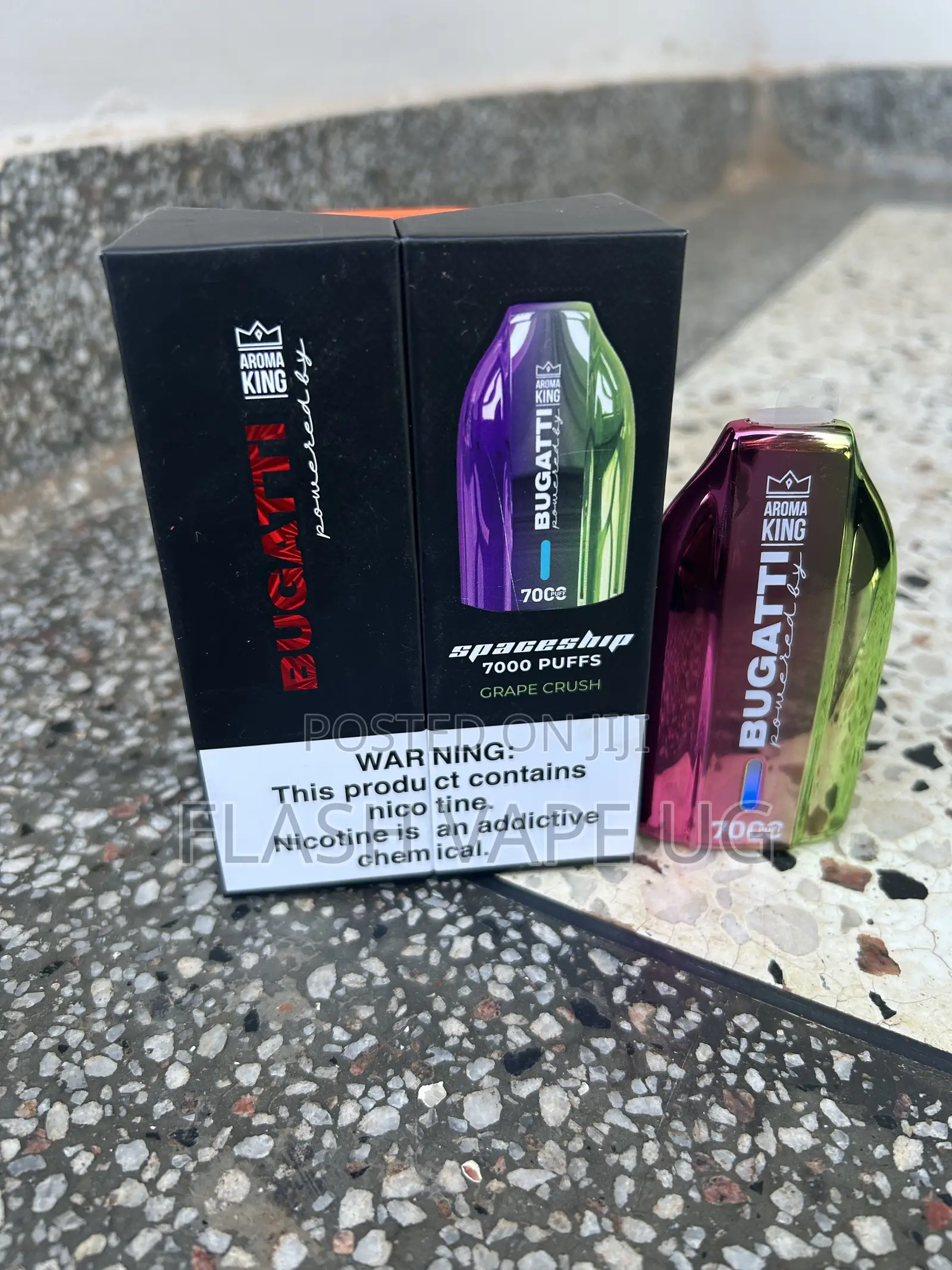Grape Flavored Spaceship Vape With 7000puffs
