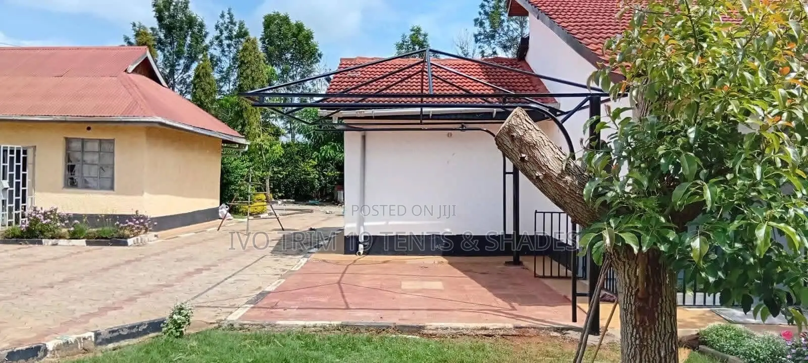 2. Square-Canopy Free-Standing Gazebo / Awning