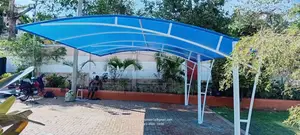 Curved-Panel Outdoor Shelter / Patio Gazebo