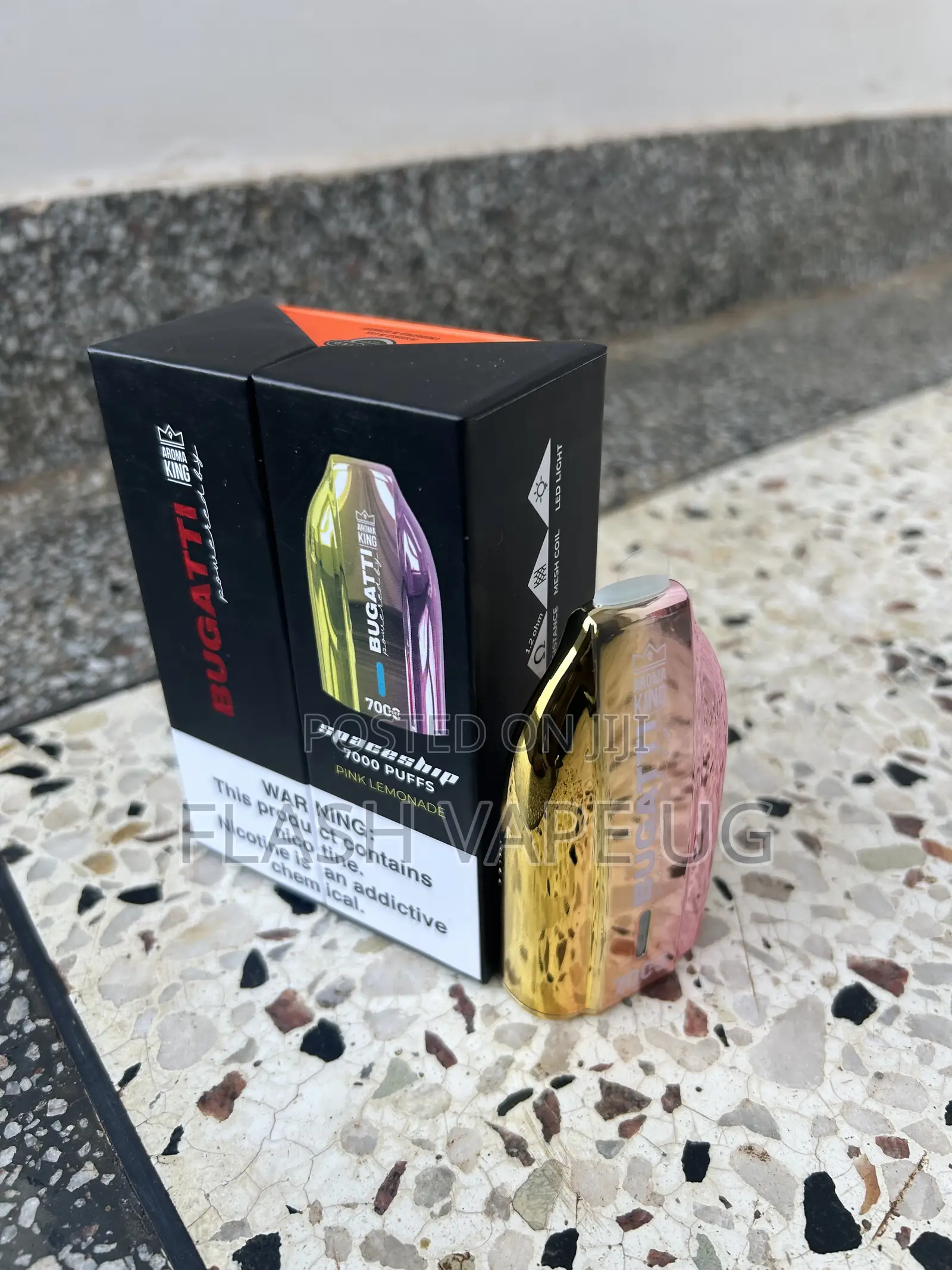 Spaceship Vape in 7000puffs in Pink Lemonade Flavor