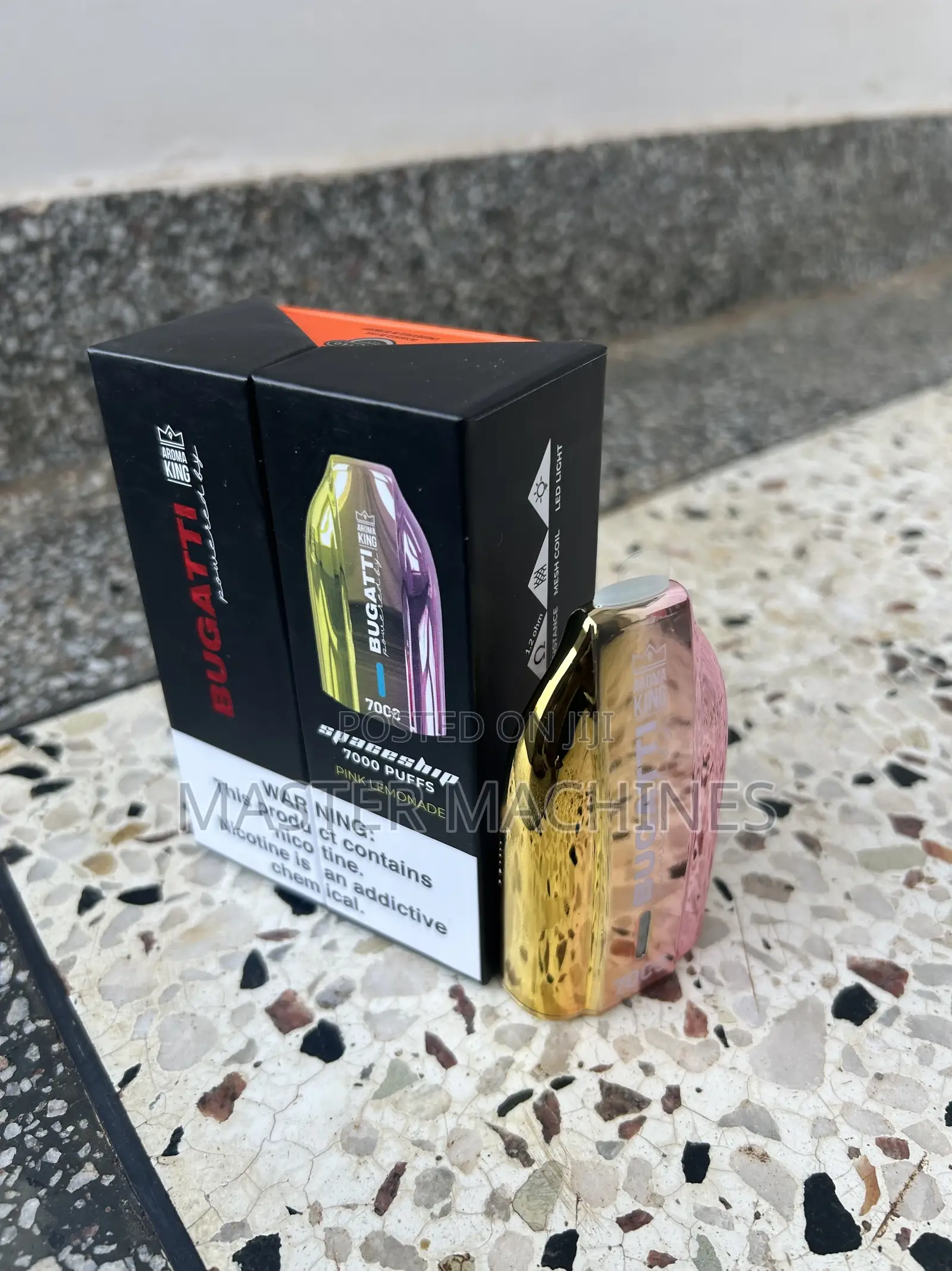 Spaceship Vape in 7000puffs in Pink Lemonade Flavor